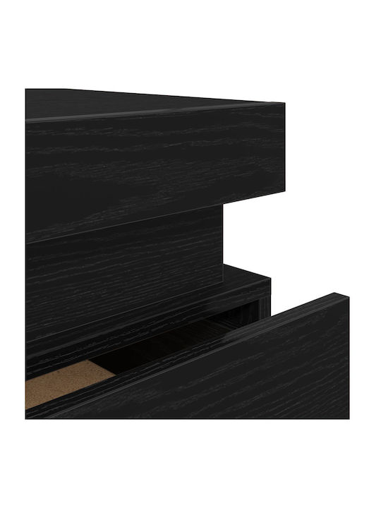 Nachttische Black oak 2Stück 35x39x55cm