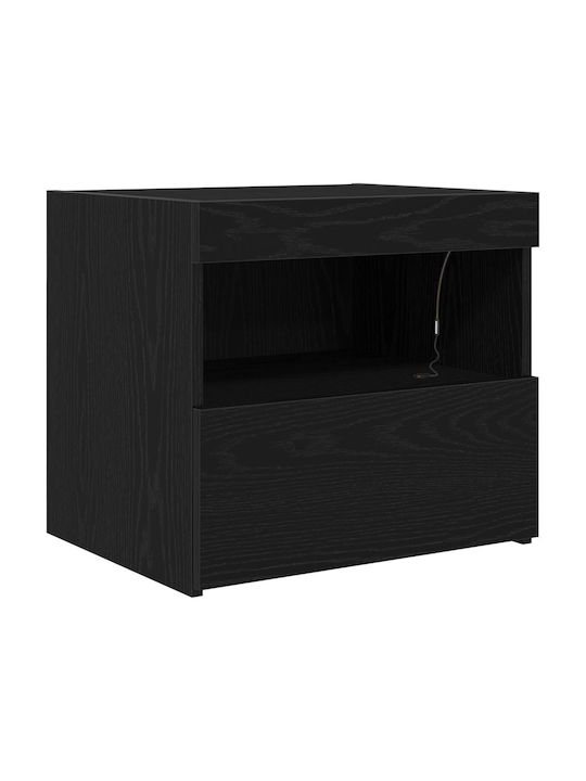 Nachttische Black oak 2Stück 50x40x45cm