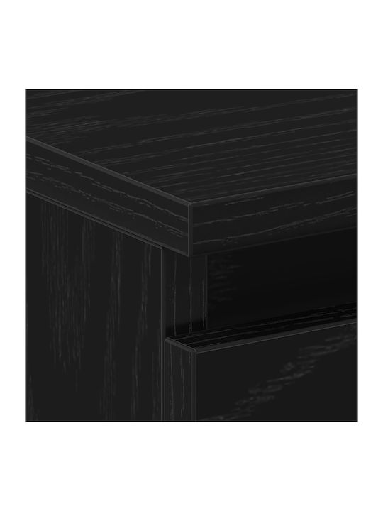 Nachttisch Black oak 40x30x39cm