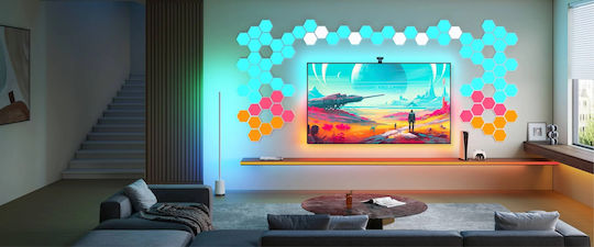 Govee Smart Ταινία LED Backlight T2 Wi-Fi Τηλεόρασης 12V RGB Φως 5m με Τροφοδοτικό & WiFi Controller