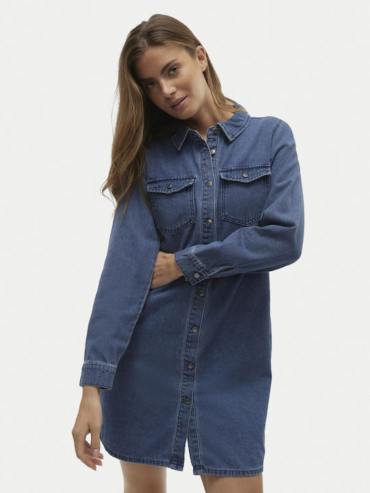 Jennie Denim Dress 10310968 Blue Regular Fit