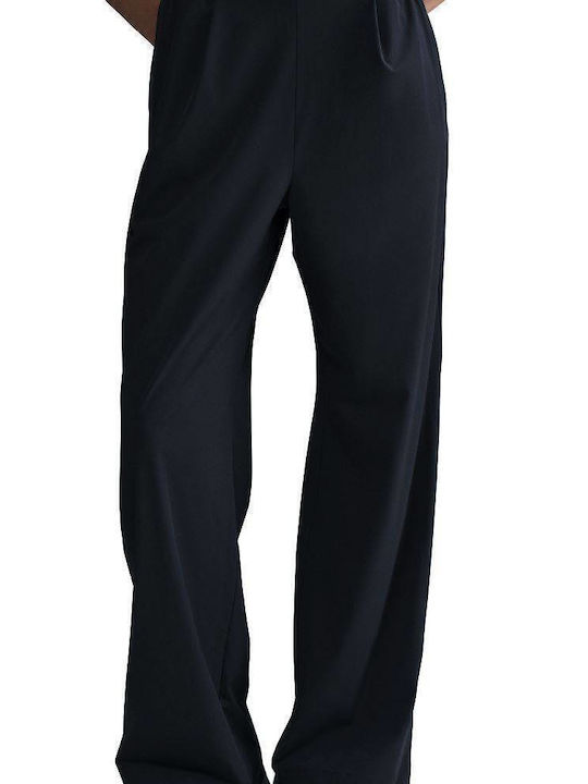 Hm8389-010 Nike Dri-Fit High-Waisted Loose Women's Sweatpants Black Smoke Grey Color