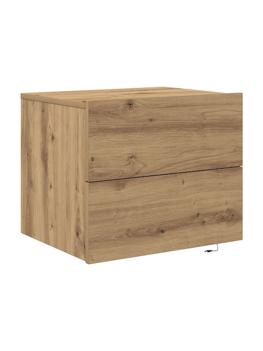 Nachttisch Brown Oak 50x39x41cm