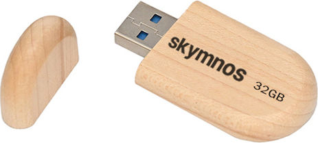 Skymnos Wooden 32gb Usb 3.0 Stick Bamboo
