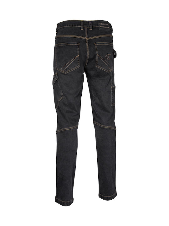 Cofra Arbeitshose Jeans Schwarz