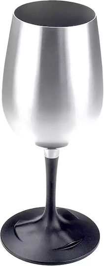 Gsi Outdoors Glacier Stainless Nesting Wine Glass Brushed