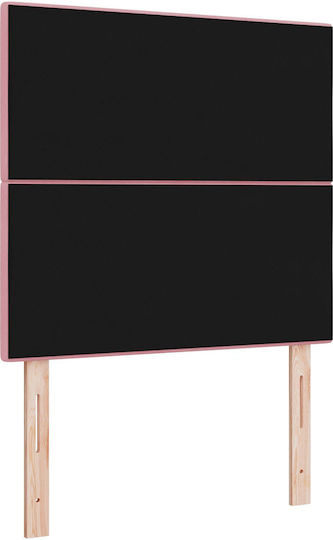 vidaXL Fabric Bed Headboard Pink 100x88cm