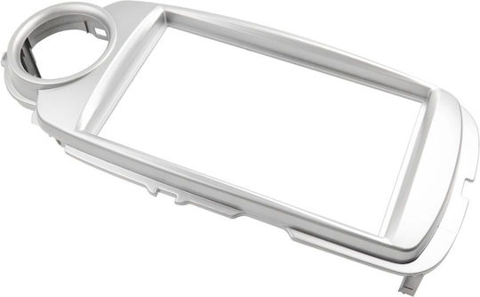 Toyota Yaris 2011 2020 Car Screen Audio System Touch 9" Inch Silver Toyota Android Mounting Frame Fascia Car Radio Panel Dash Factory Type Plastic Frame
