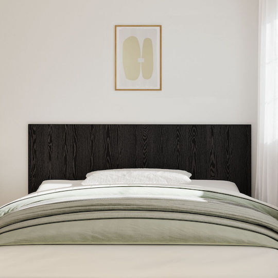 vidaXL Wooden Bed Headboard Black Oak 200x80cm
