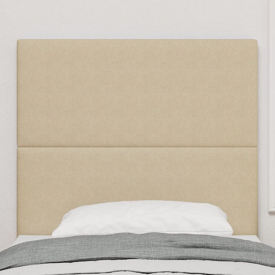 vidaXL Fabric Bed Headboard Green Gray 80x128cm