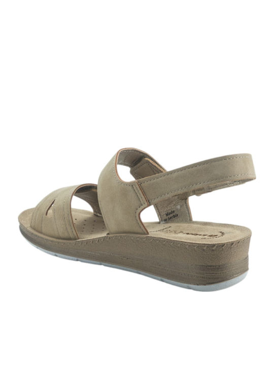 Women's Platform Shoes Beige