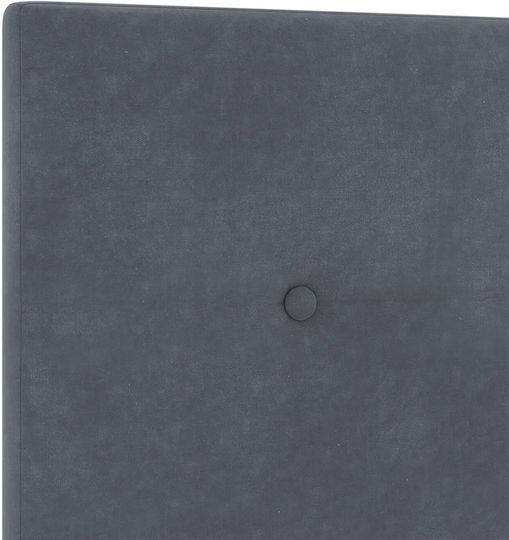 vidaXL Stoff Kopfstütze für Betten Dunkelgrau 144x128cm