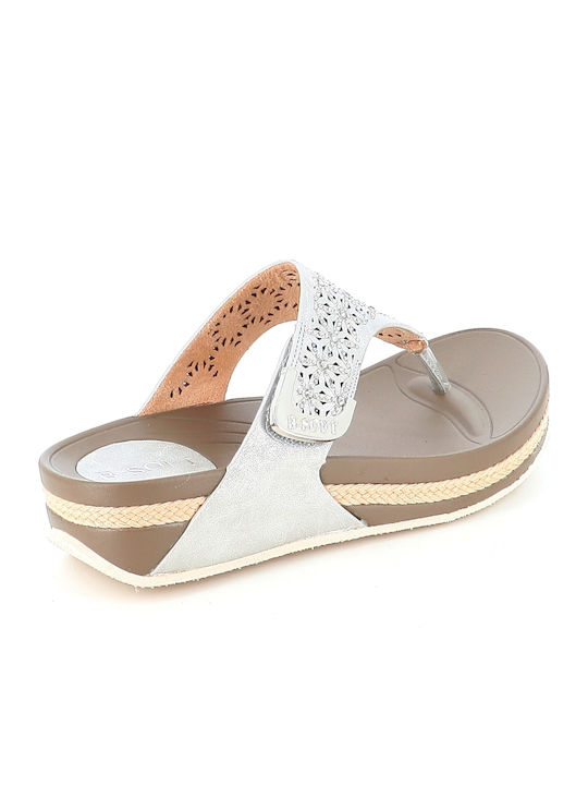 Anatomic Women's Platform Shoes Silver