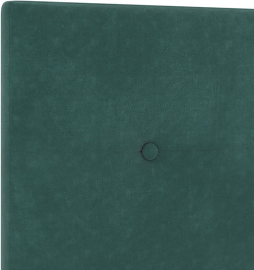 vidaXL Tăblie De Pat Din Țesătură Verde 80x128cm