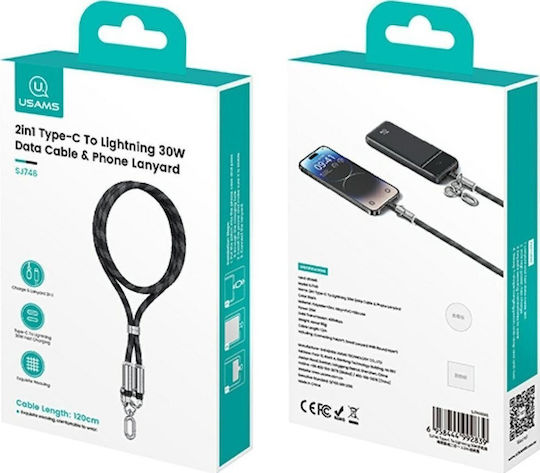 Usams USB-C zu Lightning Kabel 30W Grün 1.2m (SJ746GS04)