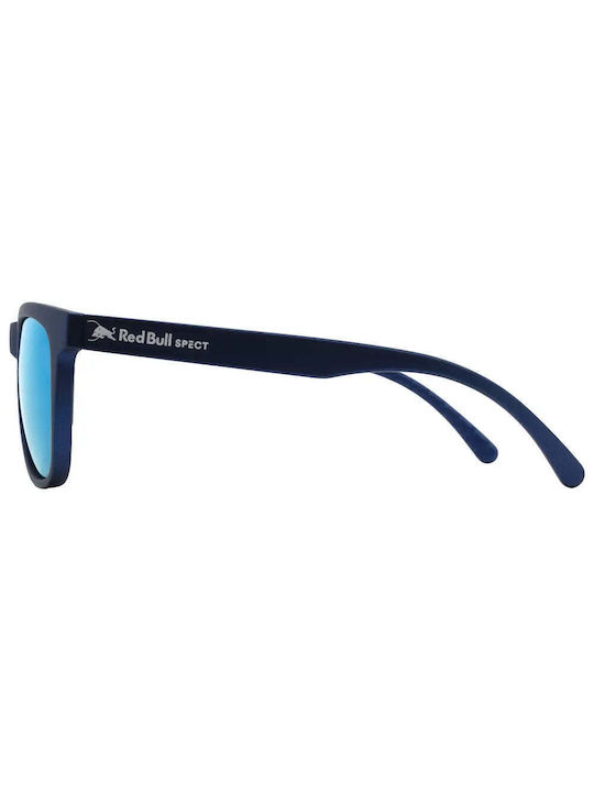 Red Bull Spect Unisex Sunglasses with Blue Plastic Frame and Blue Lens