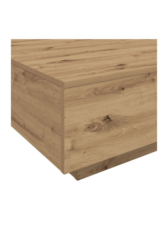 Măsuță Centrală Rectangulară Din Lemn Artisan Oak Lățime 55xLungime 85xÎnălțime 31cm