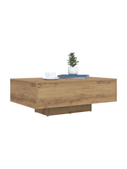 Măsuță Centrală Rectangulară Din Lemn Artisan Oak Lățime 55xLungime 85xÎnălțime 31cm