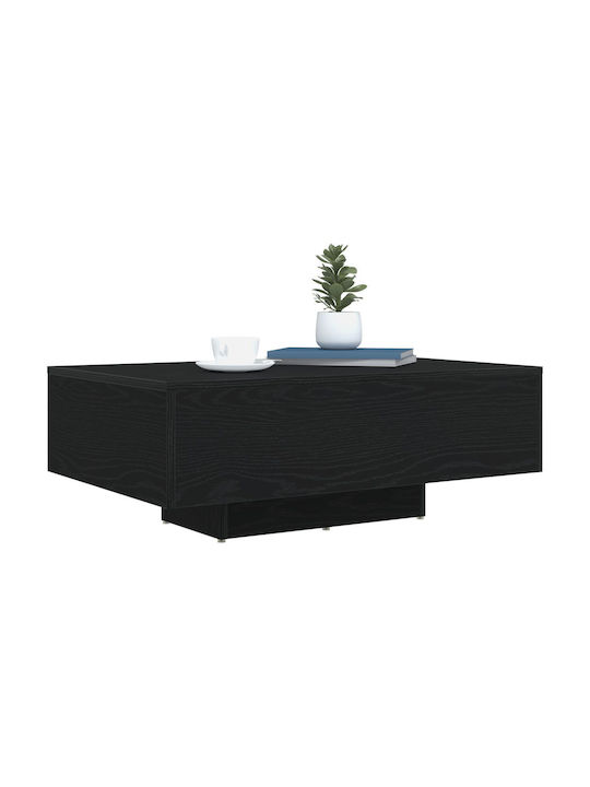 Masa Centrală Rectangulară Din Lemn Stejar Negru L85xL55xÎ31cm