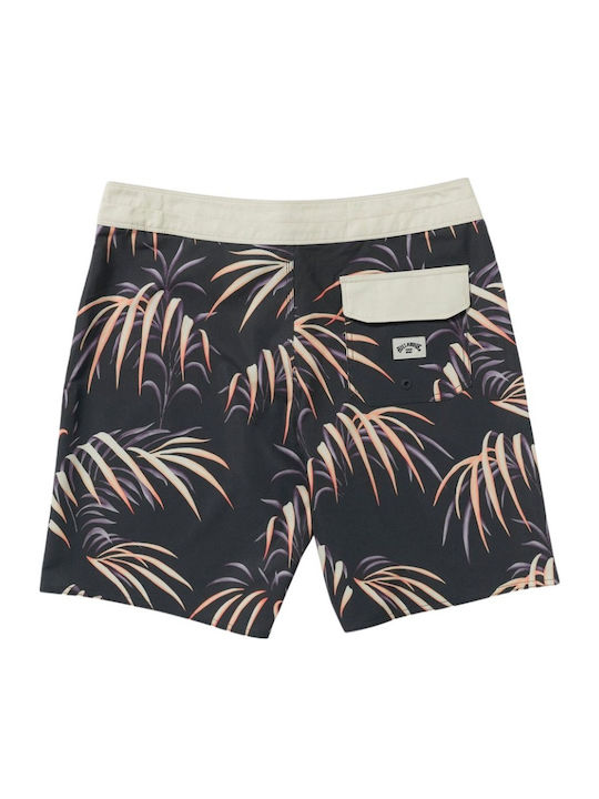 Sundays Pro Men's Swimwear Bermuda Aged Indigo with Patterns