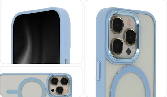TectoShield Umschlag Rückseite Metallisch Blau (iPhone 12 / 12 Pro)