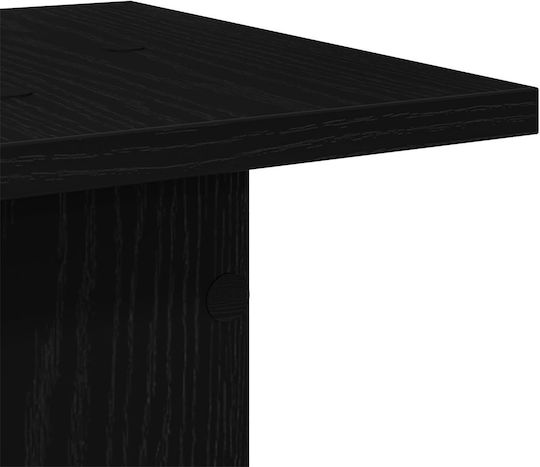 Vidaxl Στήρες Ηχείων 2 Τμχ Μαύρη Δρυς 30x30x40 Εκ Φτιαγμένοι Ξύλο