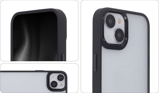 Matt Back Cover Metalic Negru (iPhone 16 Pro Max)