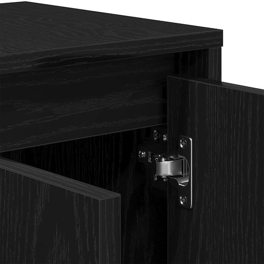 Έπιπλο TV Επιδαπέδιο Μαύρο Δρυς 120x30x40.5εκ. Έπιπλο TV Επιδαπέδιο Μαύρο Δρυς 120x30x40.5εκ.