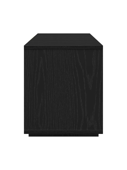 Έπιπλο Τηλεόρασης Μαύρο Δρυς Μ120xΠ30xΥ40.5cm