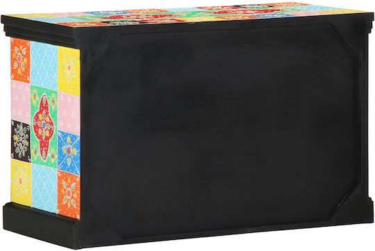 TV Console Made of Solid Wood Multicolour M80xL35xH50cm 4017570