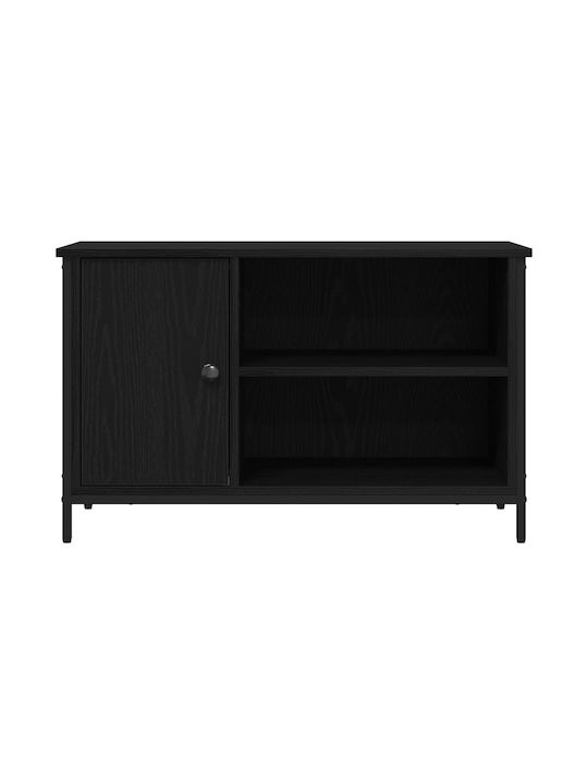 Έπιπλο Τηλεόρασης Μαύρο Δρυς Μ80xΠ40xΥ50cm