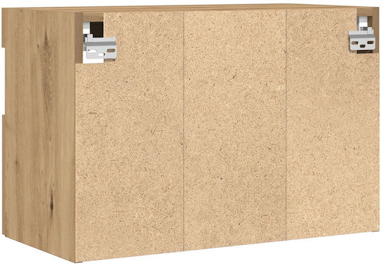 Stand TV Cu Iluminare LED Artisan Oak L60xA30xÎ40cm