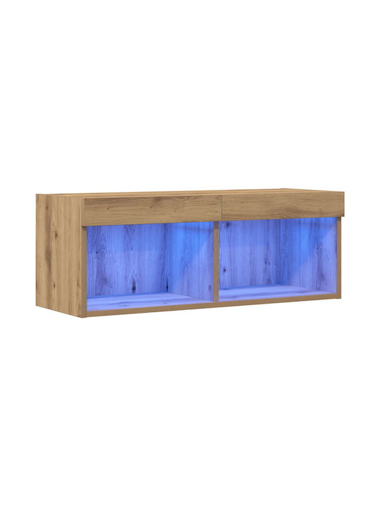TV-Ständer mit LED-Beleuchtung Braune M80xT30xH30cm