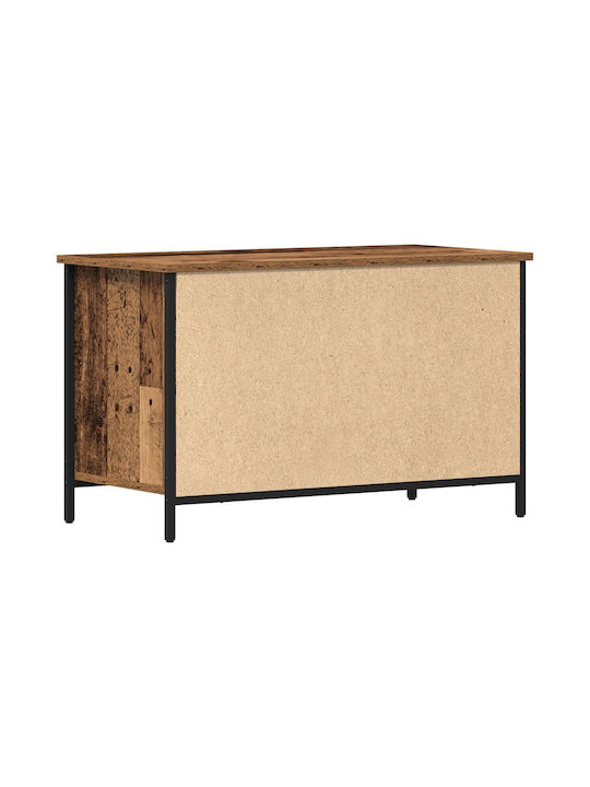 TV-Ständer aus Metall & altem Holz M80xT40xH50cm