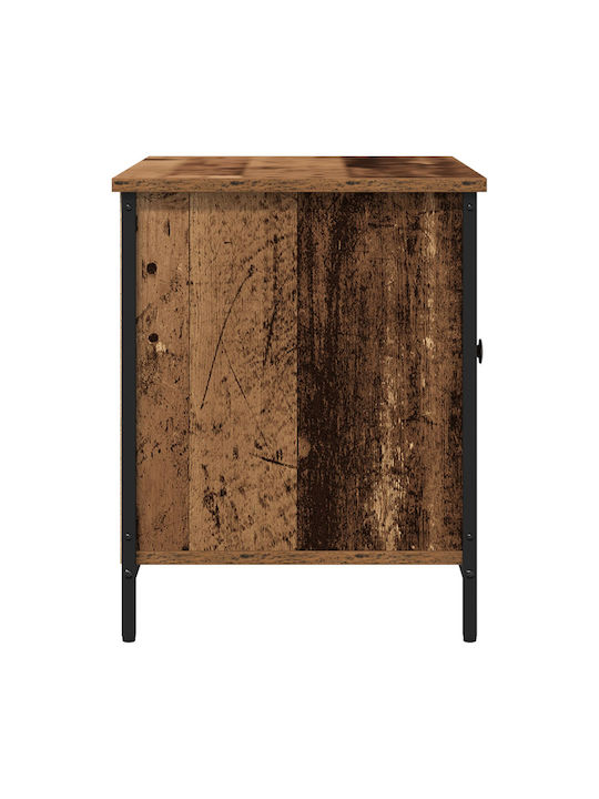 TV-Ständer aus Metall & altem Holz M80xT40xH50cm
