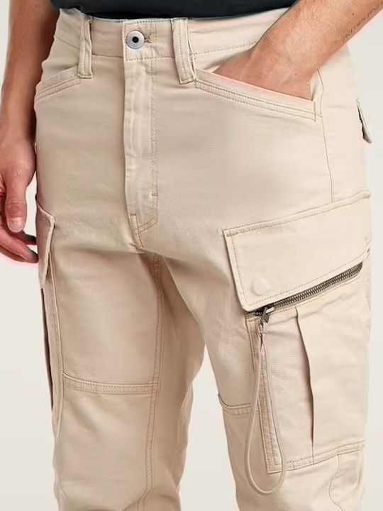 3d Παντελόνι Cargo σε Skinny Εφαρμογή Μπεζ