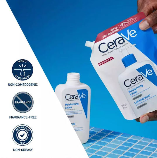 CeraVe Moisturising Moisturizing Lotion Body with Hyaluronic Acid for Dry/Very Dry & Sensitive Skin 473ml