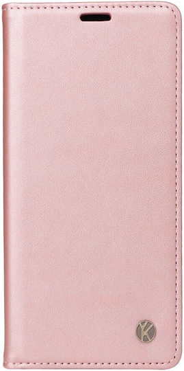 Yikatu Book Δερματίνης / Σιλικόνης Ροζ Χρυσό (Oppo Find X8 Pro)