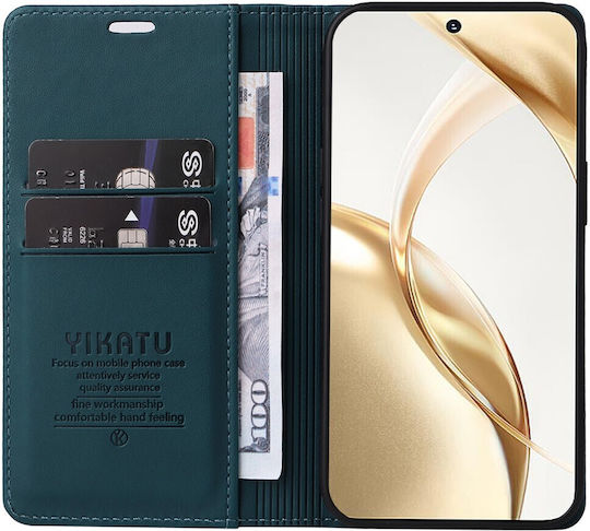 Yikatu Book Δερματίνης / Σιλικόνης Πράσινο (Honor 200)