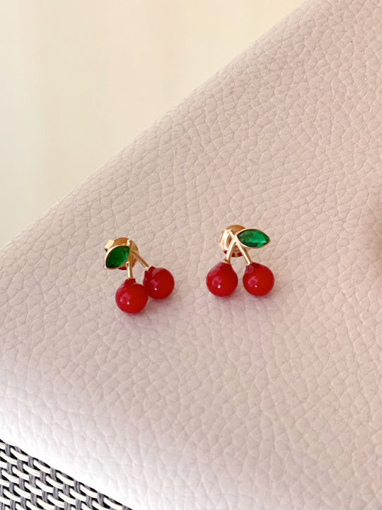 Earrings made of Steel Gold Plated