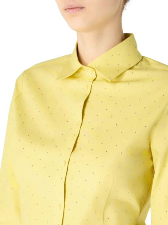 Μακρυμάνικο Γυναικείο Πουκάμισο Yellow