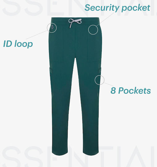 Velilla Unisex Medizinische Hosen Grün