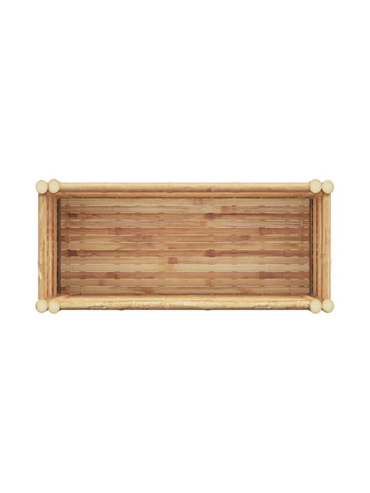vidaXL Саксия Бамбук Кафяв 70x35x70см.