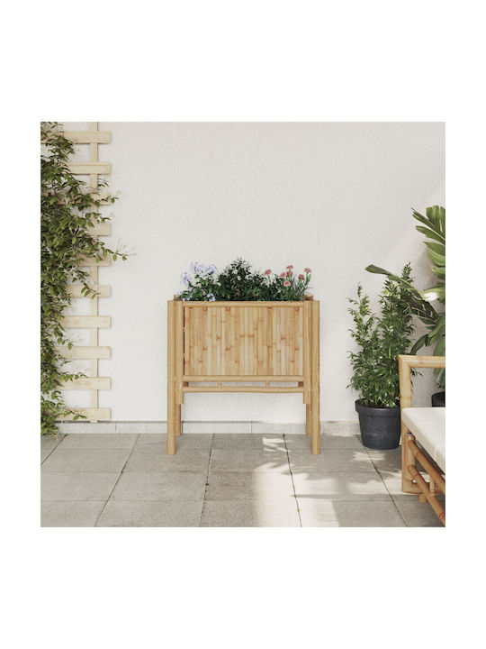vidaXL Саксия Бамбук Кафяв 70x35x70см.