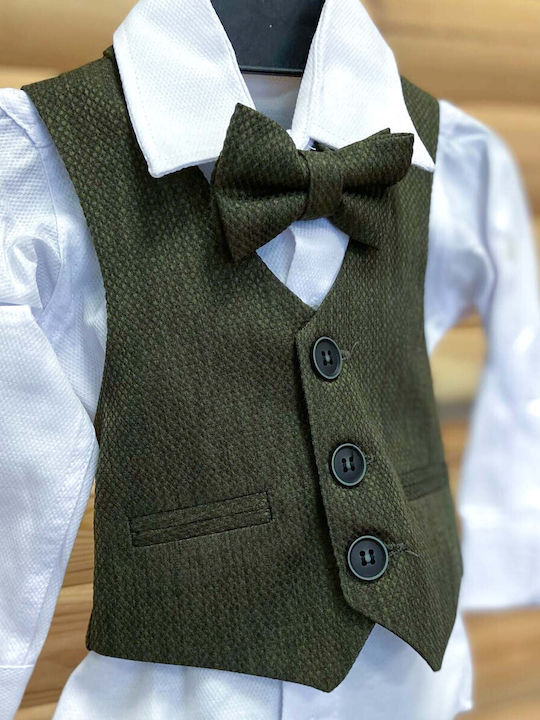 Extan Bebe Costum De Botez Verde