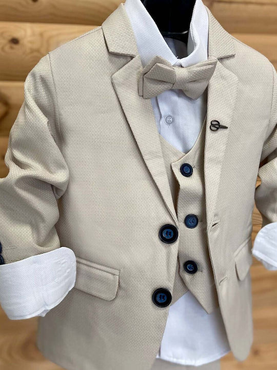 Extan Bebe Costum Botez Bej