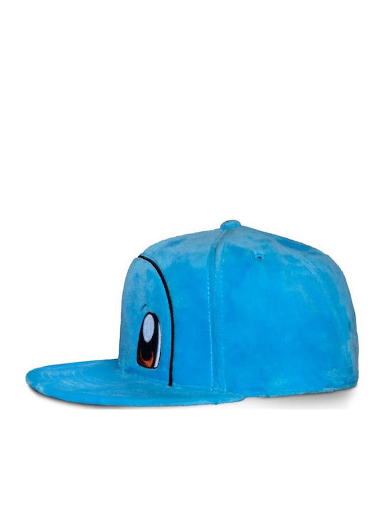 Difuzed Kids' Hat Jockey Fabric Pokemon Squirtle Light Blue
