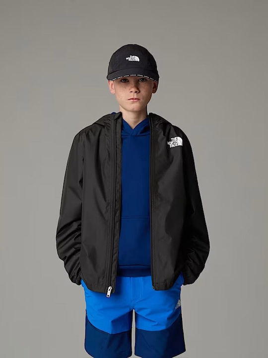 Kids' Sports Jacket with Hood Black