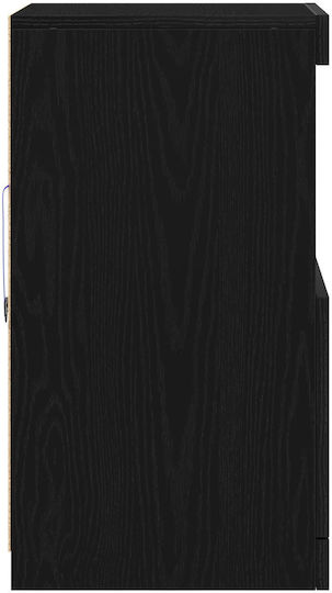 Мебели за съхранение дървен с чекмеджета Black Oak 41x37x67см