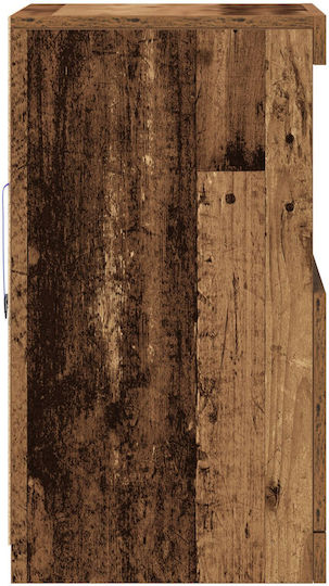 Мебели за съхранение Бял 41x37x67см